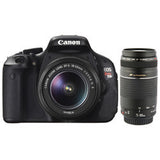 Canon Rebel T4i 18MP Digital SLR Camera With 18-55mm/75-300mm Lens Kit